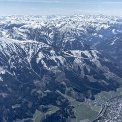 Flugwegposition um 11:11:52: Aufgenommen in der Nähe von Johnsbach, 8912 Johnsbach, Österreich in 3100 Meter